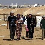 Réfugiés syriens au camp de Zaatari en Jordanie