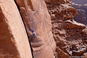 Escalade à Wadi rum-Jordanie