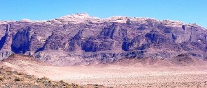 Point culminant du Jebel Rum (1754 m) - versant Ouest (Wadi Rumman)