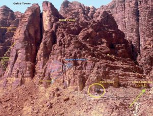 Affordable climbs scrambles Wadi Rum Jordan