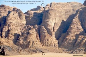Trad climbs Wadi Rum