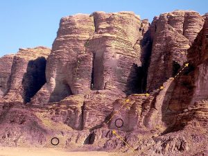trad climbs Wadi Rum