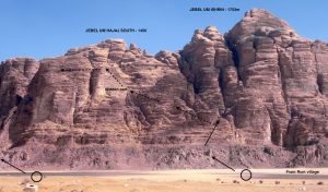 Trad climbs Wadi Rum