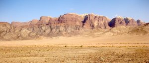 West side of Jebel Rum in Jordan