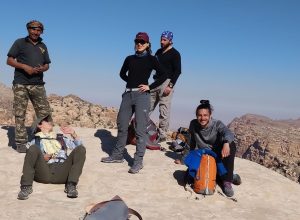 Jordan Adventure Guides training in 2019, in Shaubak area